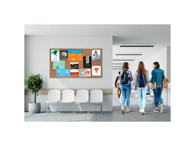 Prikbord Nobo Impression Pro widescreen 50x89cm kurk