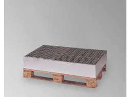 Palletopzetbak 4x 200l Opvangvol. 210l Staal 210x 1220x 1220mm Rooster