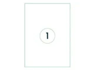OUTLET A4 Etiket 210x297mm 1000 Stuks 1000 Vel - 2