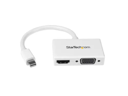 A/v-reisadapter Wit 2-in-1 Mini Displayport Hdmi-of-vga-converter