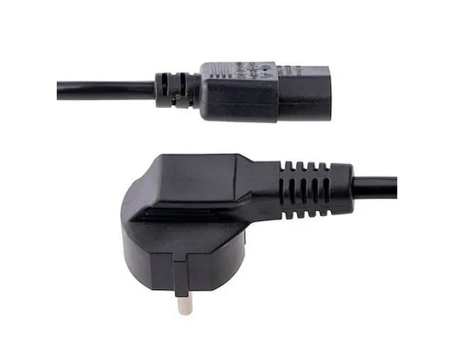 Stroomkabel 3 Meter18AWG, EU Schuko naar C13 Voedingskabel