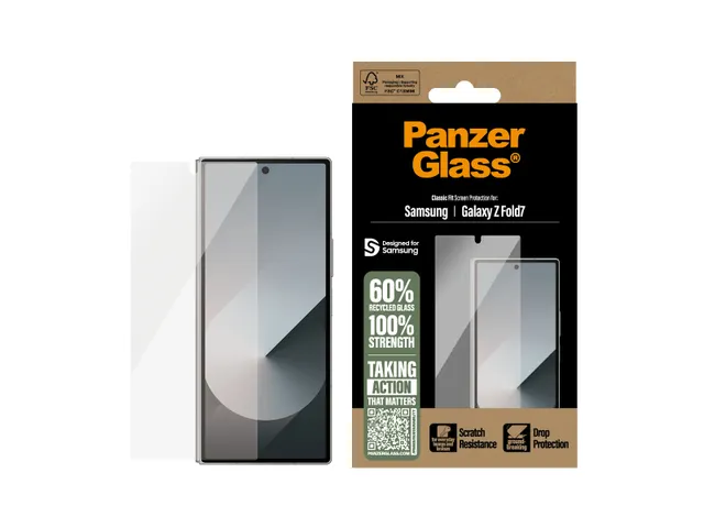 PanzerGlass Screen Protector Samsung Galaxy Z Fold7 | Classic Fit,