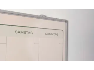 Maandplanner Elegance Duits softline profiel 8mm 90x120cm aluframe - 6