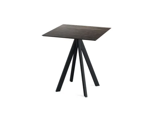 bistrotafel,HxBxD 730x700x700mm,rechthoekig,4voeten zwart