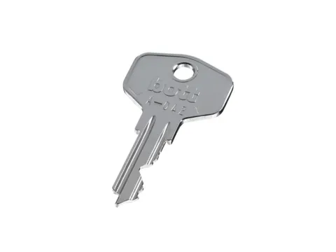 Reservesleutel,V. Ladekast,Messing,Glansvernikkeld