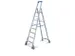 Verrijdbare Boktrap Aluminium L 2 71M 8Treden