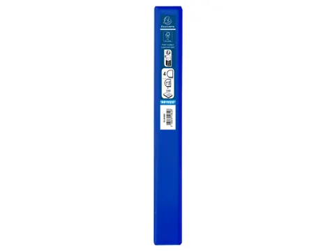Ringmap Pp Personaliseerbaar Kreacover 4D-Ringen 15mm A4 Maxi Blauw