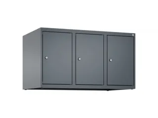 opzetkast,v. locker,3vak.,vak B 300mm,HxBxD 500x900x500mm,vleugeldeur - 1