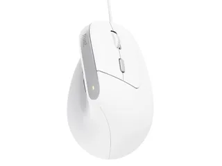 Muis Trust ergonomisch BAYO II wit 25397 - 3