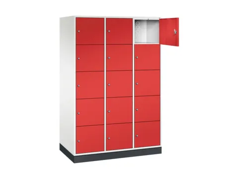 grootvolume-lockersysteem,HxBxD 1950x1220x600mm,3x5vakken,cil.-slot
