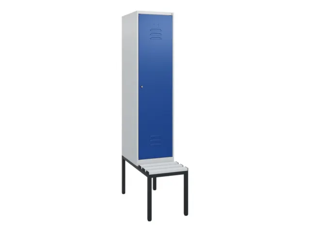 locker met bank,HxBxD 1950x400x815mm,1vak,vak B 400mm,cil.-slot