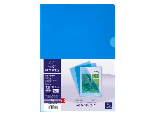 PK 10 L-map glad PVC 13/100 A4 blauw