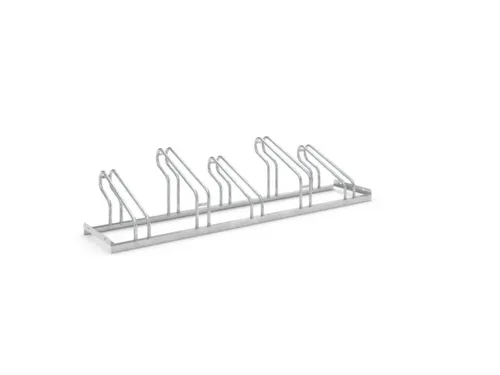 Fiets-Beugelrek L 1750Mm 5Plaatsen Enkelzijdig Gelast Verzinkt