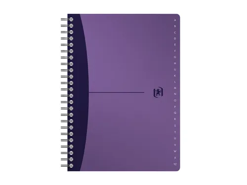 Indexboek Oxford Urban Mix A5 90vel alfabet lijn Assorti