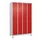 locker voor scheiding van kleding,HxBxD 1950x1200x500mm,4vak