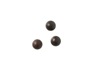 Magneten Naga rond 20mm set a 3st. walnoot - 1