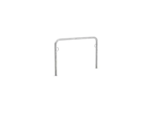 fietsbeugel,L 1250mm,staal,ronde buis,m. stalen ogen,v. inbetonneren