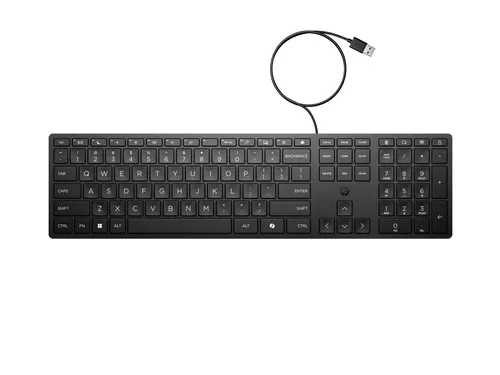 HP Desktop 320K toetsenbord met kabel azerty zwart