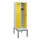 locker met bank,HxBxD 2120x600x815mm,2vak,vak B 300mm,cilinderslot