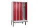 armoire vestiaire avec banc noir et blanc,HxlxP 2120x1200x815mm