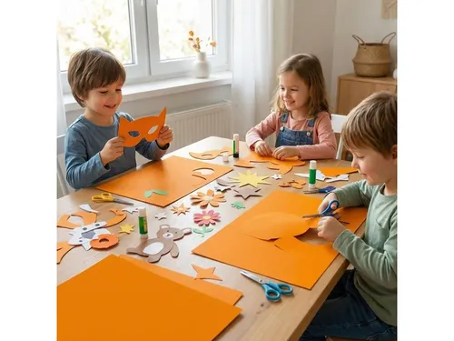 Fotokarton Kangaro 50x70cm 300gr oker pak 25 vel