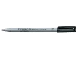 Viltstift Staedtler OHP Lumocolor 316 F Non Permanent Zwart 0.6mm
