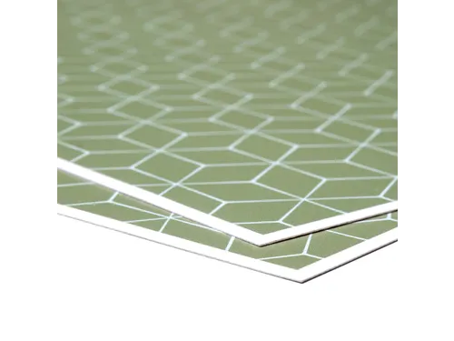 Placemat IEZZY hexagon groen 6 stuks