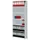 Basisveld 2250x1000x325mm 6legborden 1zijpaneel Achterwand Wit