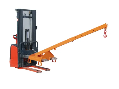 Kraanarm Telescoop Arm Neiging 25° Steunpoten L 1600 mm 1t Geeloranje