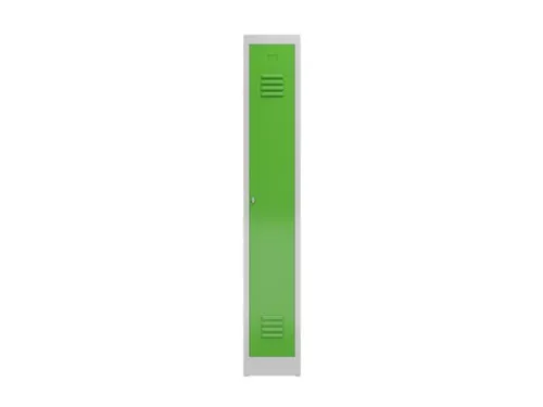 garderobekast,HxBxD 1800x310x500mm,1vak,klink,sokkel,romp RAL7035
