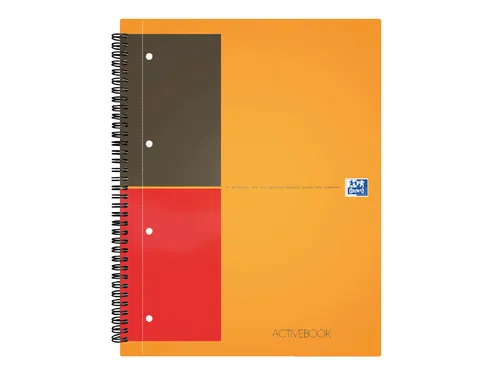 Spiraalblok Oxford International Activebook A4+ lijn