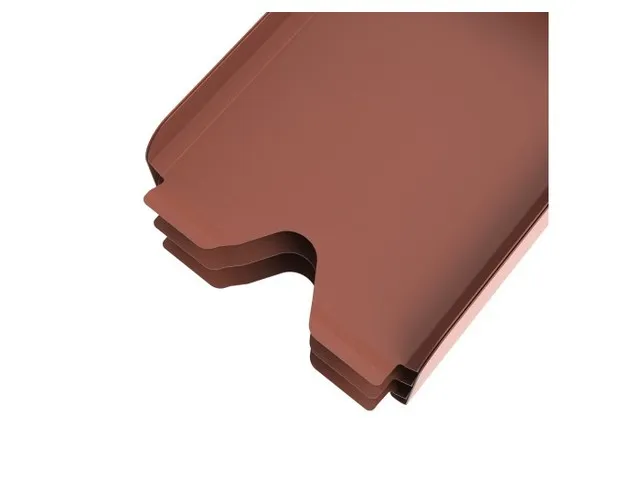 ODBLOC metalen brievenbak 3-delig terracotta