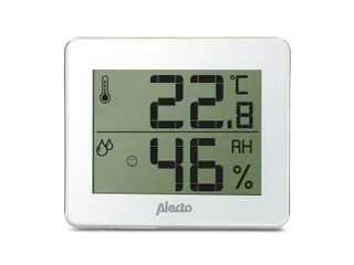 Thermometer hygrometer Alecto WS-55 wit - zilver - 4