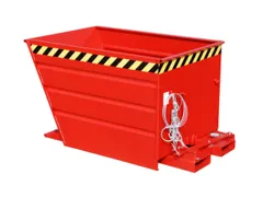 kiepbak,HxLxB 730x1370x800mm,0,55m³,draagverm. 750kg,RAL3000