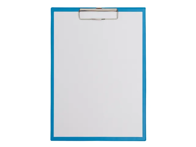 Klembord MAUL A4 staand PVC lichtblauw