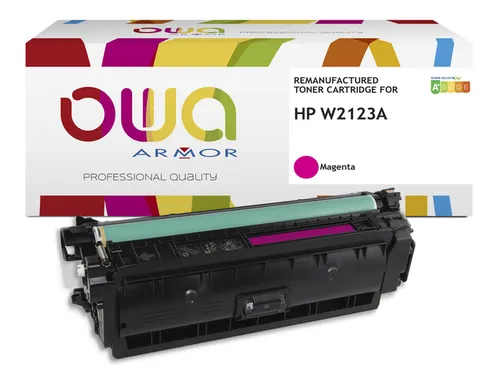 Tonercartridge OWA alternatief tbv HP W2123A rood