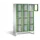 Lockerkast 1850x1200x500mm 3x4 vakken Cilinderslot Poten, RAL6011
