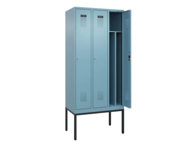 locker voor scheiding van kleding,HxBxD 2120x900x500mm,3vak