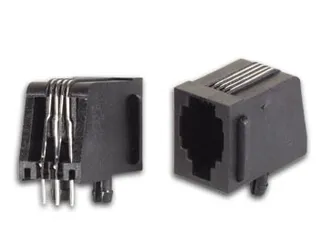 Modulaire Connectors RJ10 4P4C Voor Pcb, Haaks - 1
