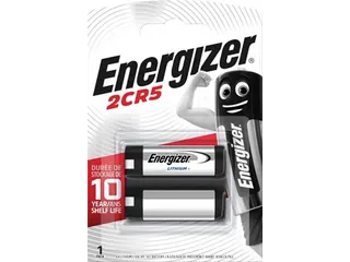 batterij Photo Lithium 2CR5, op blister - 1