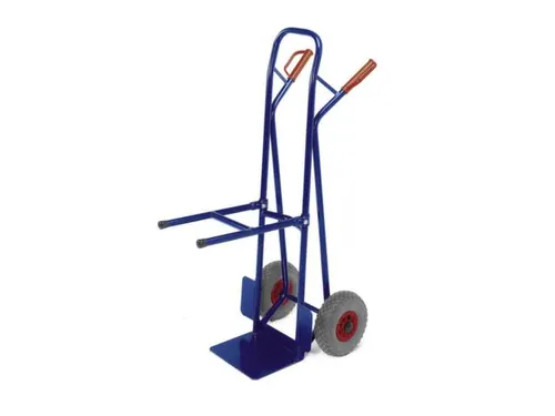 Stoelensteekwagen Staal 250kg 1300x530mm 300x225mm Massief Rubber Band