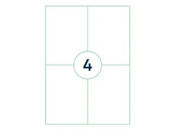 Etiket Premium 105x148mm A6 Wit XL Pack 1000 Vel
