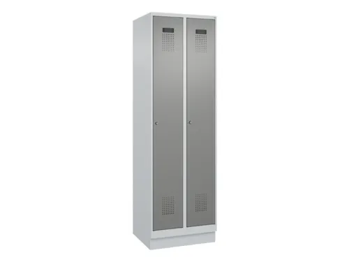 locker voor scheiding van kleding,HxBxD 1950x600x500mm,2vak