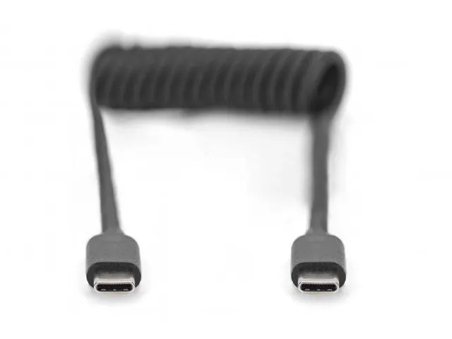 USB - Type C naar USB - Type C veerkabel TPU USB 2.0 PD60W Max; 1m