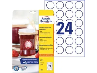 Ronde Etiketten Diameter 40 Mm Wit - 3