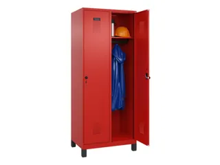 locker,HxBxD 1950x800x500mm,2vak,vak B 400mm,draaigrendel,voeten - 1