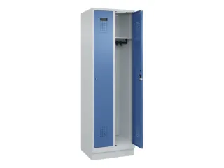 locker,HxBxD 1950x600x500mm,2vak,vak B 300mm,cil.-slot,sokkel - 2
