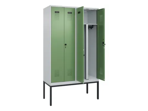 PBM-locker,HxBxD 2120x1200x500mm,4vak,vak B 300mm,draaigrendel