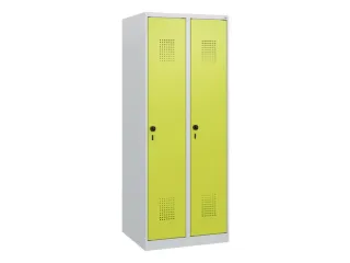 schoollocker,HxBxD 1530x600x500mm,2vak,vak B 300mm,draaigrendel - 2