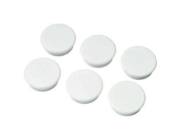 Magneten Millex 25mm wit set a 6 st.